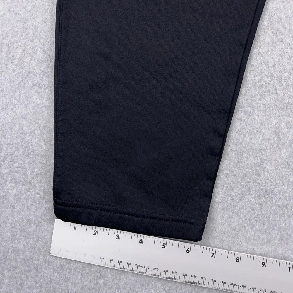 Nike Therma Basketball Sweatpants Mens XL Black‎ Big Swoosh Tapered Zip AQ2715